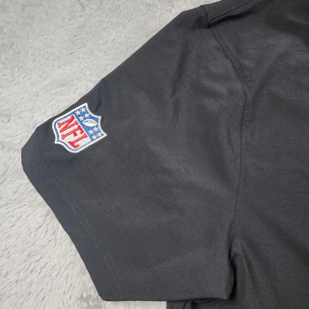 Baltimore Ravens Polo Shirt‎ Mens Medium Black NFL Football Nike Dri-FIT